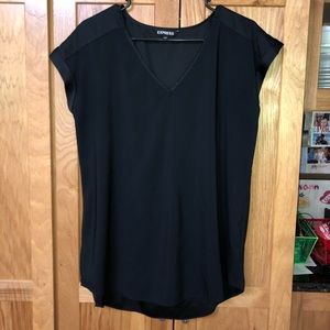 Black Express Silky Tunic